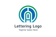 20 Logo Lettering A Template Bundle, a Branding & Logo Template by Acongraphic (Thumbnail 9 of 21)