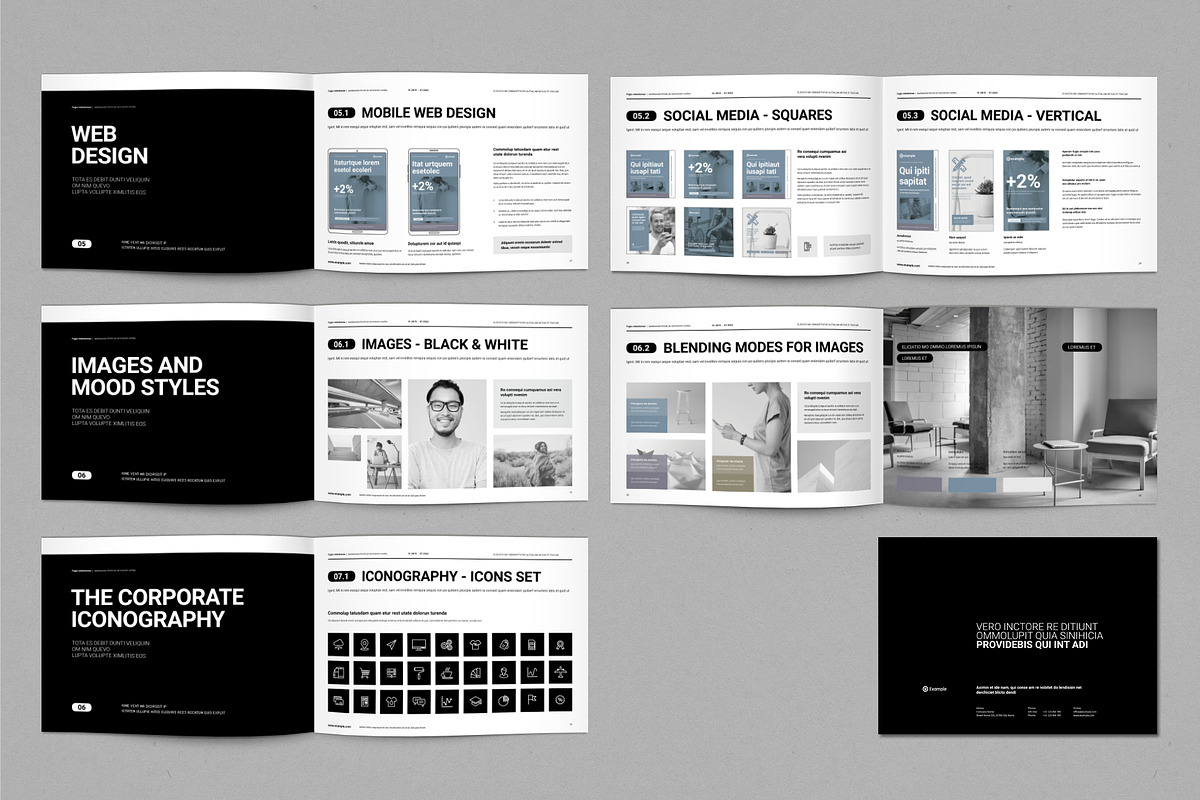 Brand Guidelines Vol. 4, a Brochure Template by TypoEdition (Photo 4 of 4)