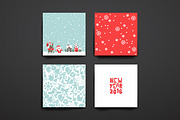 Merry Christmas Card Templates, a Card Template by Palau (Thumbnail 6 of 13)