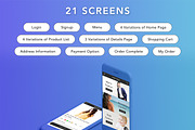 eCommerce Mobile App Design, an UI Kit Template by App Innovation (Thumbnail 7 of 7)