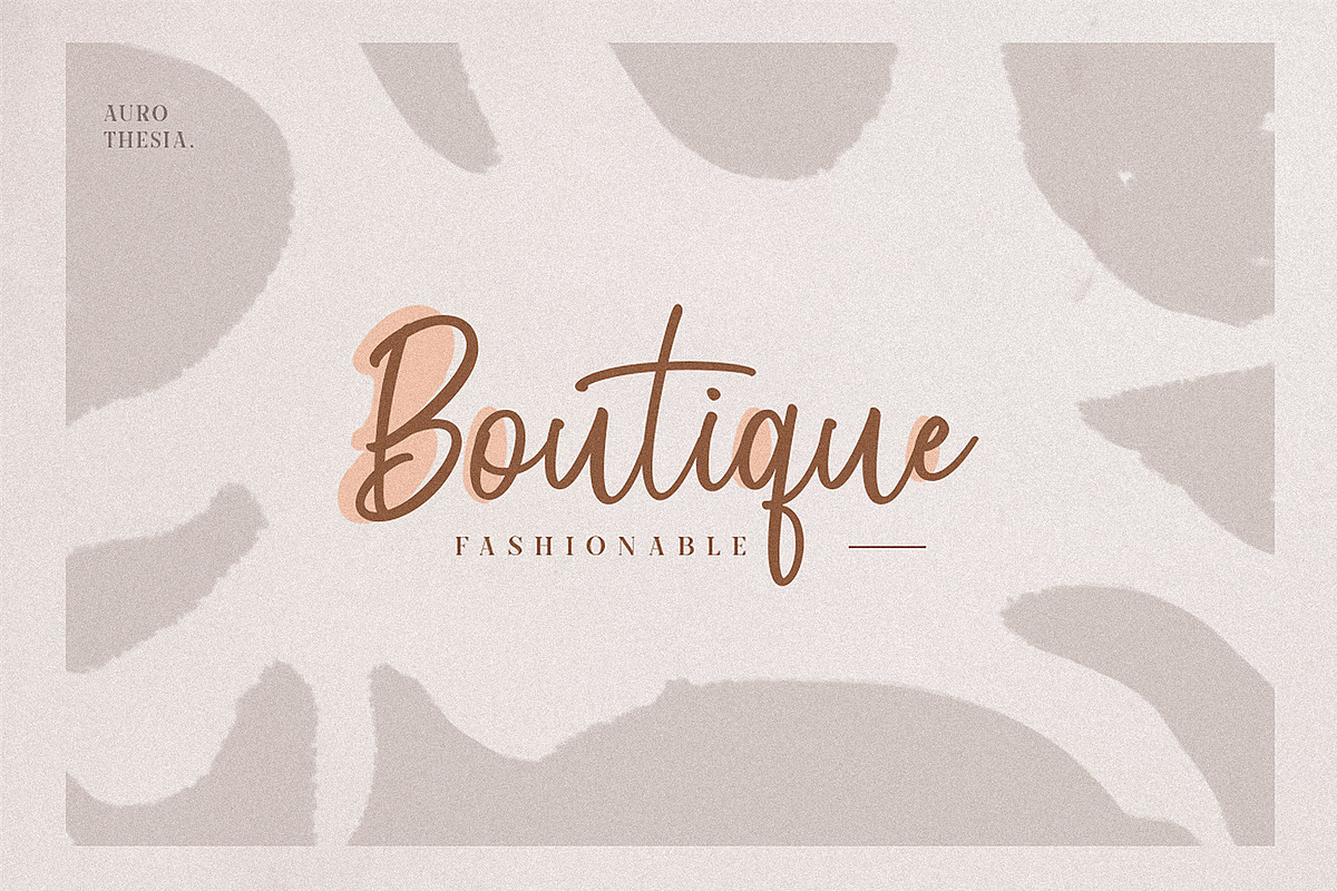 Aurothesia Casual Chic Font Duo! preview 6