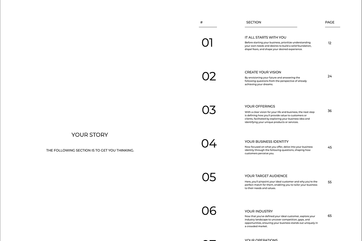 Business Planner Workbook preview 4