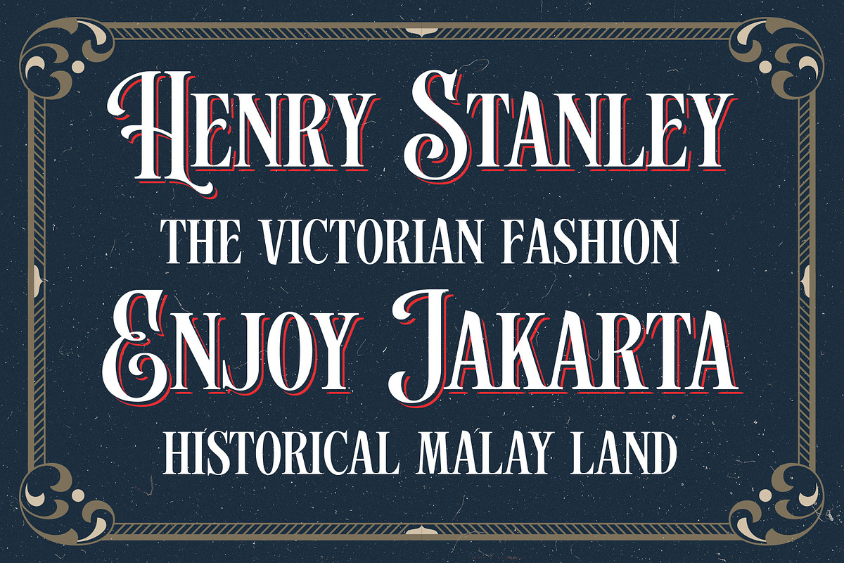 Arvoire Leonard - Layered Font, a Serif Font by Arterfak Project (Photo 5 of 11)