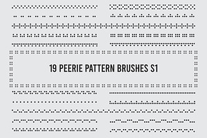 19 Peerie Pattern Brushes S1