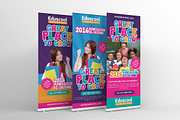 Elementary School Roll-Up Banner, a Presentation Template by Smoothproject (Thumbnail 1 of 2)