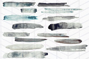 34 Moody Watercolor Brush Strokes, a Texture Graphic by Tubigan Art (Thumbnail 5 of 6)