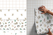 Watercolor dino. Patterns, Clip Art, an Animal Illustration by Pattern + watercolor (Thumbnail 11 of 15)