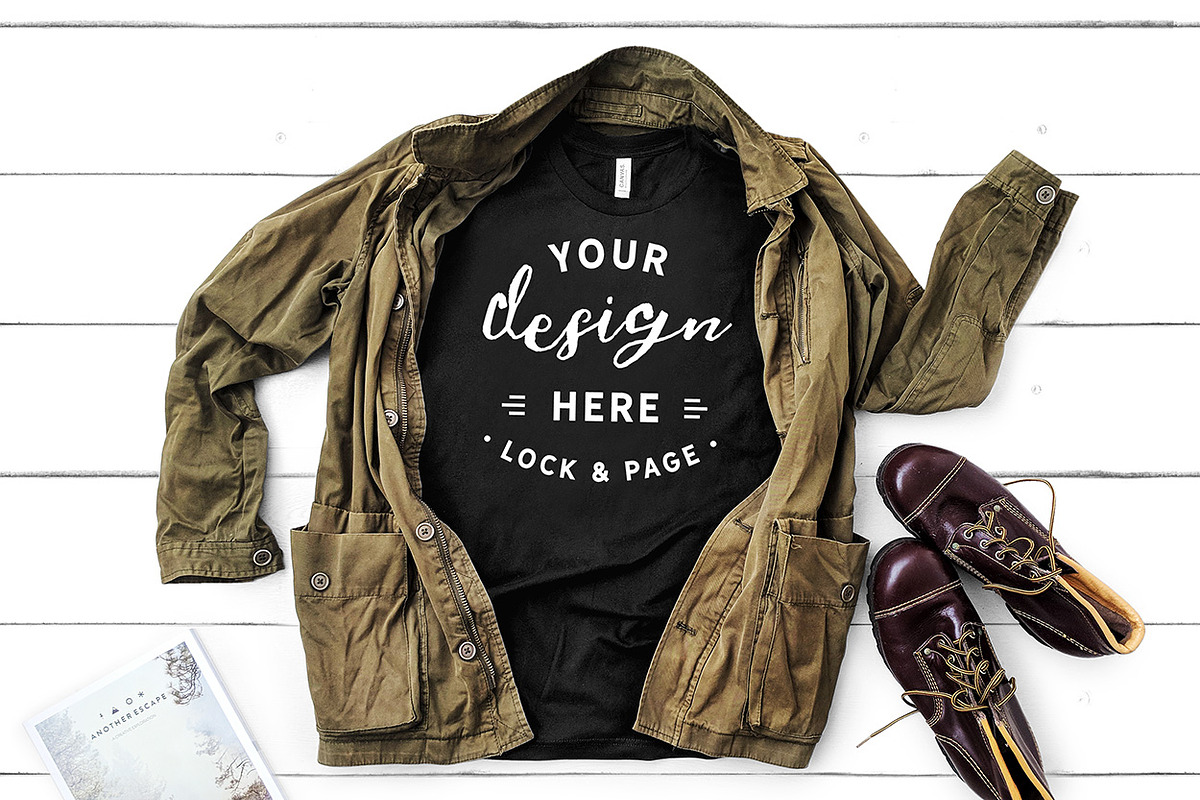 T-Shirt Mockup Bundle Bella Canvas, a Shirt Mockup by lock and page (Photo 37 of 71)