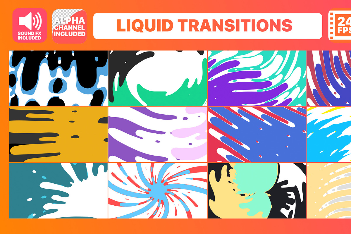 Liquid Transitions Pack, a Templates & Theme by FlashFXbox (Photo 1 of 2)