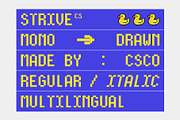 CS Strive Mono Drawn, a Sans Serif Font by Craft Supply Co. (Thumbnail 5 of 8)