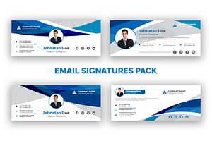 Email Signatures Pack, an Email Template by Curve Design