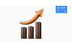 Growth indicator graphic, a Finance Illustration by ZinetroN