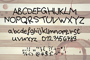 Drunken Message ~ Handwritten Font ~, a Script Font by MHLY (Thumbnail 2 of 2)