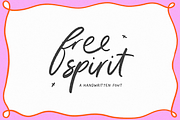 Free Spirit | Casual Script Font, a Script Font by KA Designs (Thumbnail 1 of 17)