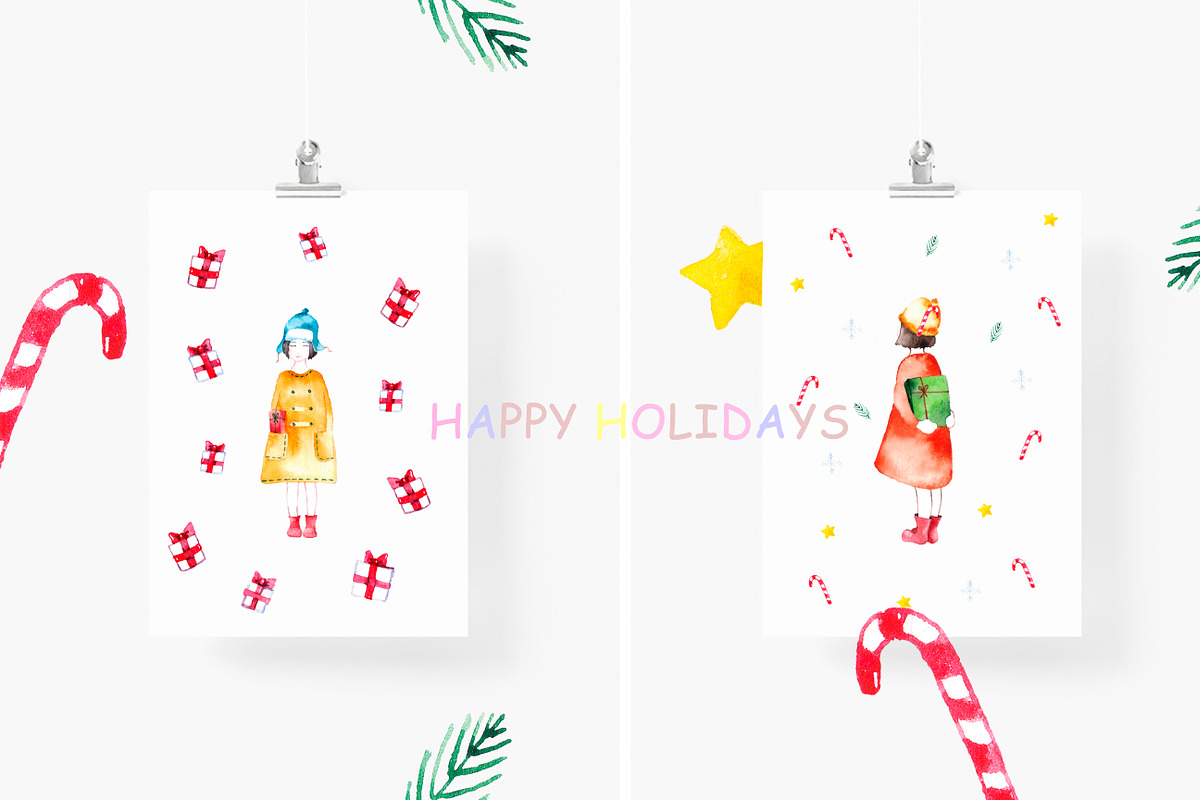 Holiday & Christmas collection, a Decorative Illustration by Knysh Ksenya (Photo 8 of 16)