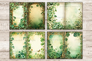 St. Patrick's Day Junk Journal Paper, a Decorative Illustration by GlamArtZhanna (Thumbnail 3 of 10)