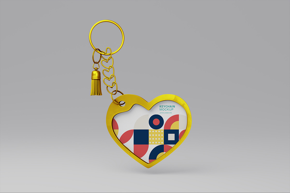 Mockup Keychain Love, a Merchandise Mockup by Alphaleonis_std (Photo 3 of 5)