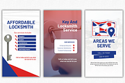 Locksmith Instagram Canva Templates, a Social Media Template by Talipic Designs (Thumbnail 5 of 8)