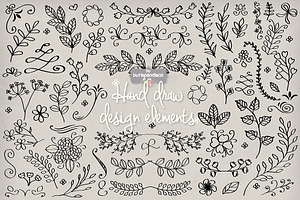 Vector Hand draw design elements