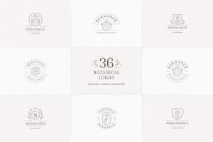 36 Botanical Logo Templates | Canva, a Branding & Logo Template by Vasya Kobelev