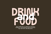Testo Coffee Font, a Sans Serif Font by Iqsiart Studio (Thumbnail 2 of 7)
