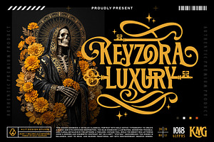Keyzora Luxury Typeface