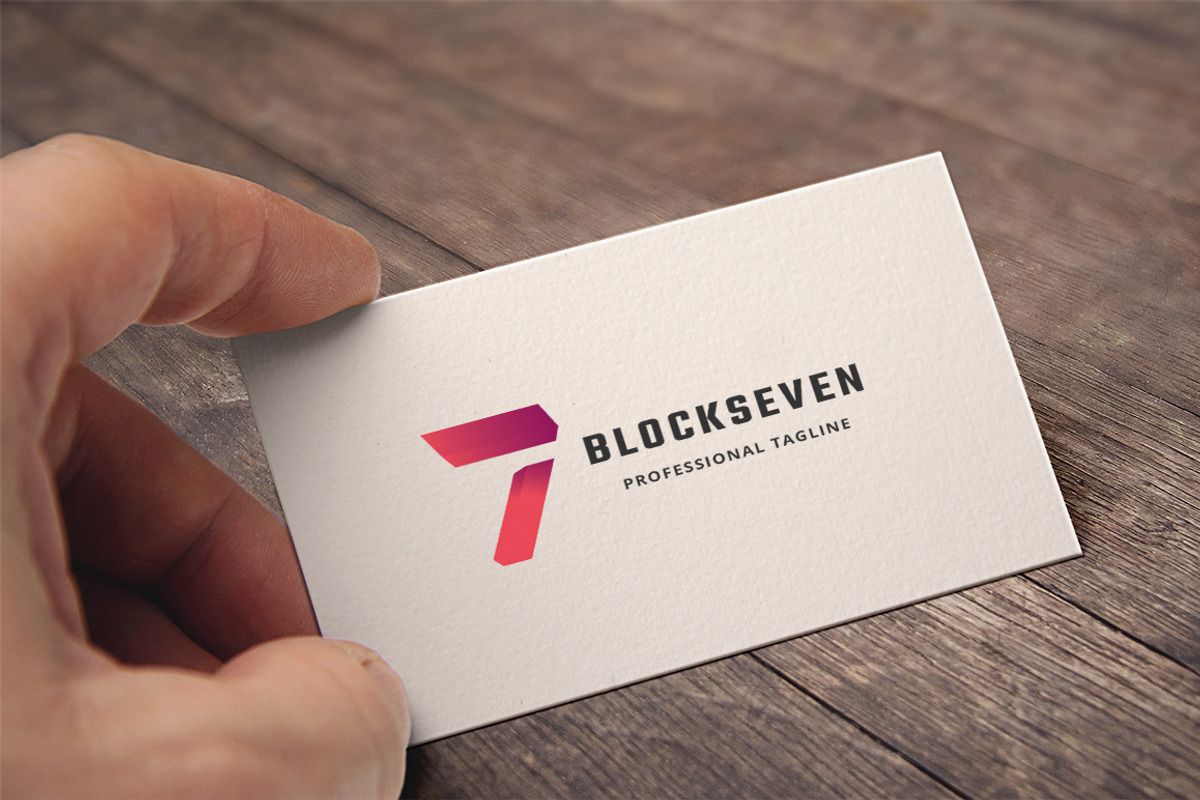 Block Seven Logo, a Branding & Logo Template by Design_Planet