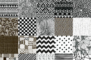 60% OFF! 50 Hand-Drawn Patterns, a Pattern Graphic by Olya Creative (Thumbnail 2 of 8)
