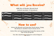 15 Photoshop Shader Brushes, a Brush Add-On by Velo Graphic Studio (Thumbnail 9 of 9)