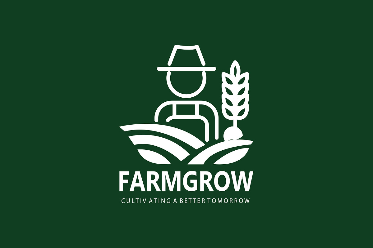 FarmGrow Agriculture Logo Template, a Branding & Logo Template by SANB (Photo 2 of 3)