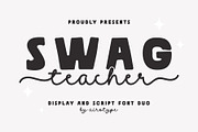 Swag Teacher | Fun Font Duo, a Handwritten Font by Airotype (Thumbnail 1 of 13)