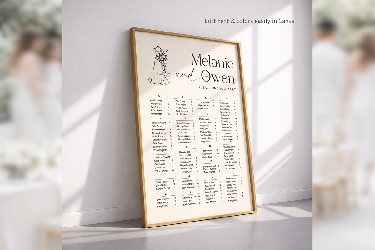 Minimal Alphabetical Canva bd010, a Poster Template by TyphoonStudio (Photo 4 of 10)