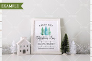 Christmas Frame Mockup 8, a Product Mockup by CatBoneDesign (Thumbnail 2 of 3)