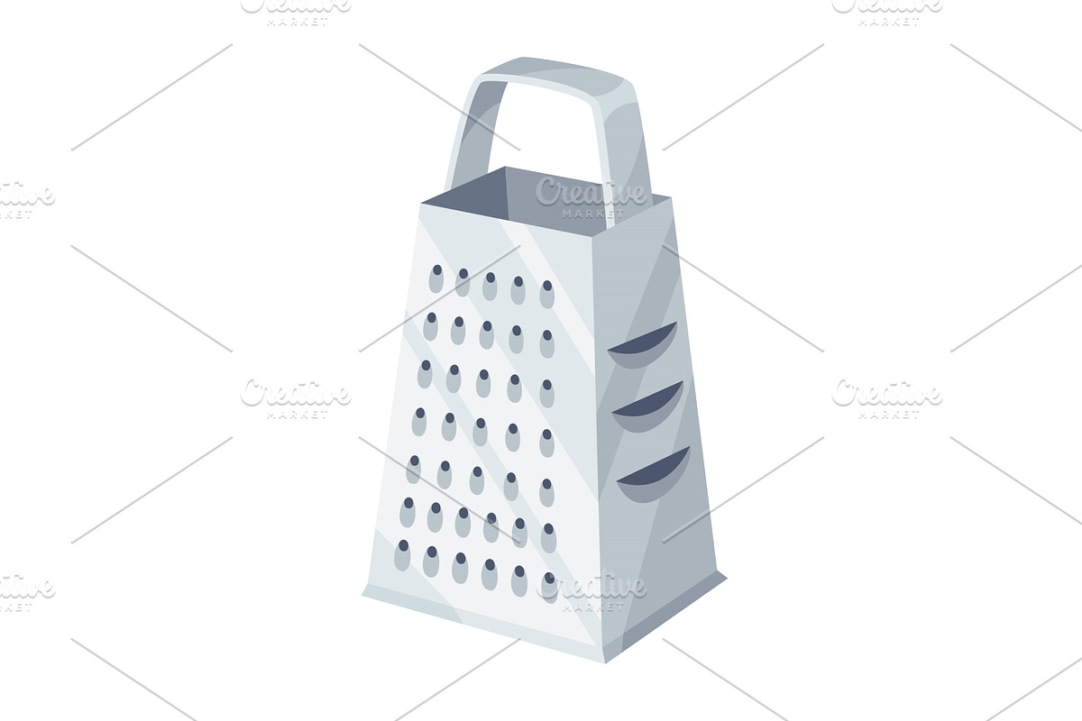 Stainless steel kitchen prep tool, an Object Illustration by the8monkey