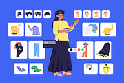 Animated Multicultural Illustrations, a Person Illustration by Prosymbols (Thumbnail 4 of 11)