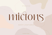 mictons, a Serif Font by Penatic Studio (Thumbnail 1 of 10)