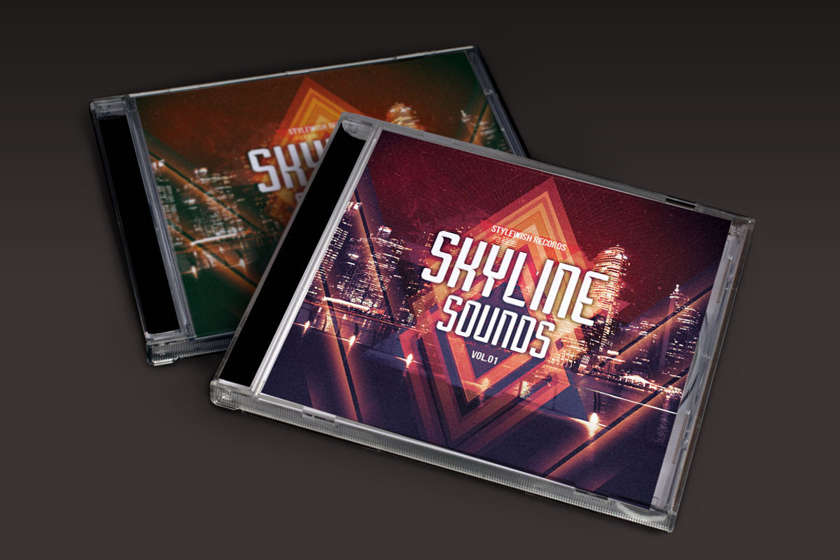 Skyline Sounds CD Cover Artwork, a Templates & Theme by styleWish (Photo 5 of 5)