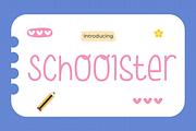 Schoolster, a Sans Serif Font by Pinisi ART (Thumbnail 1 of 10)