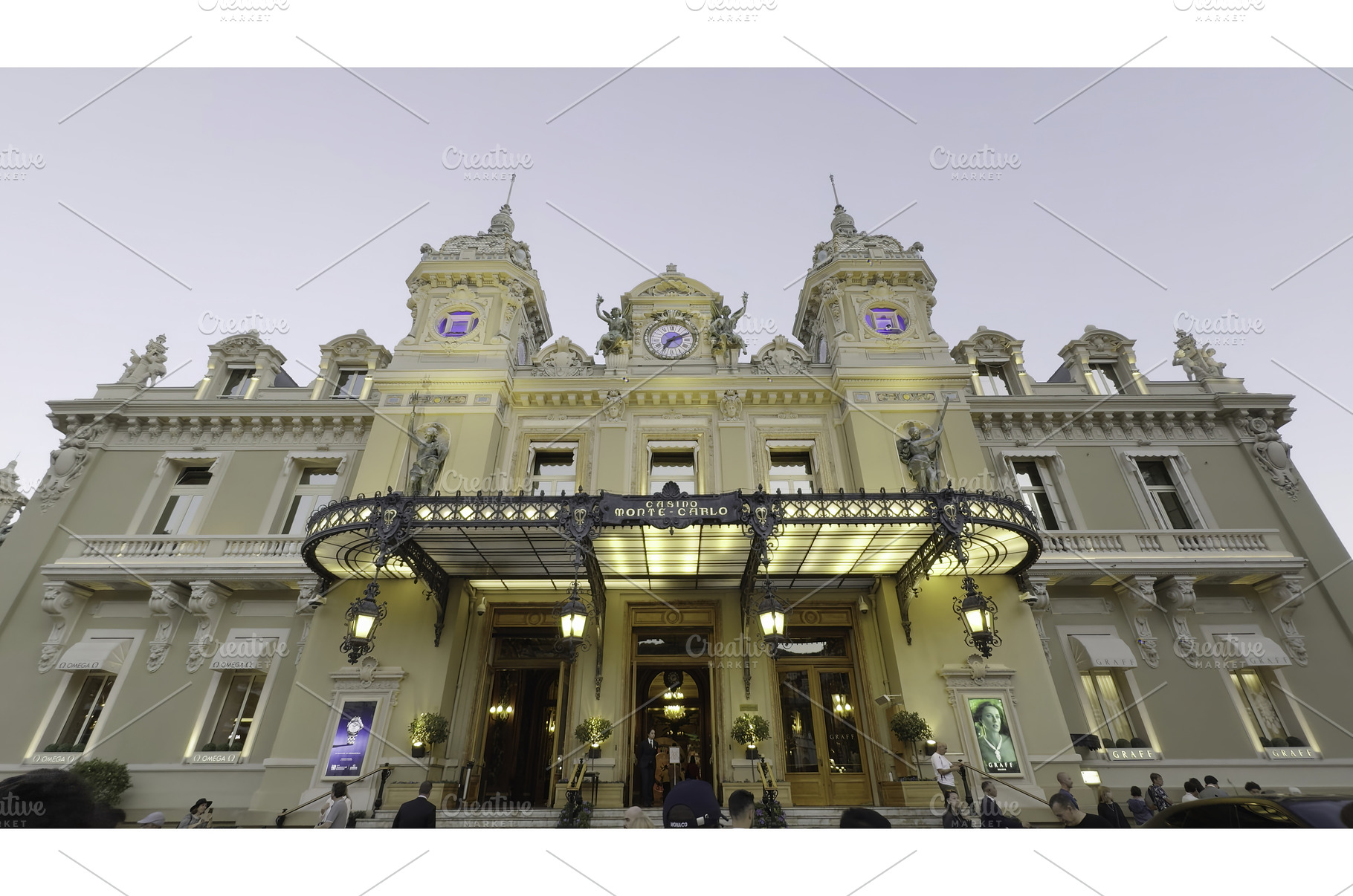 Casino de monte carlo majestic, an Architecture Photo by Media Whale Stock