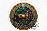 Celtic Animal Zodiac PNG Medallions, a Decorative Illustration by ThatsDesignArt (Thumbnail 8 of 11)