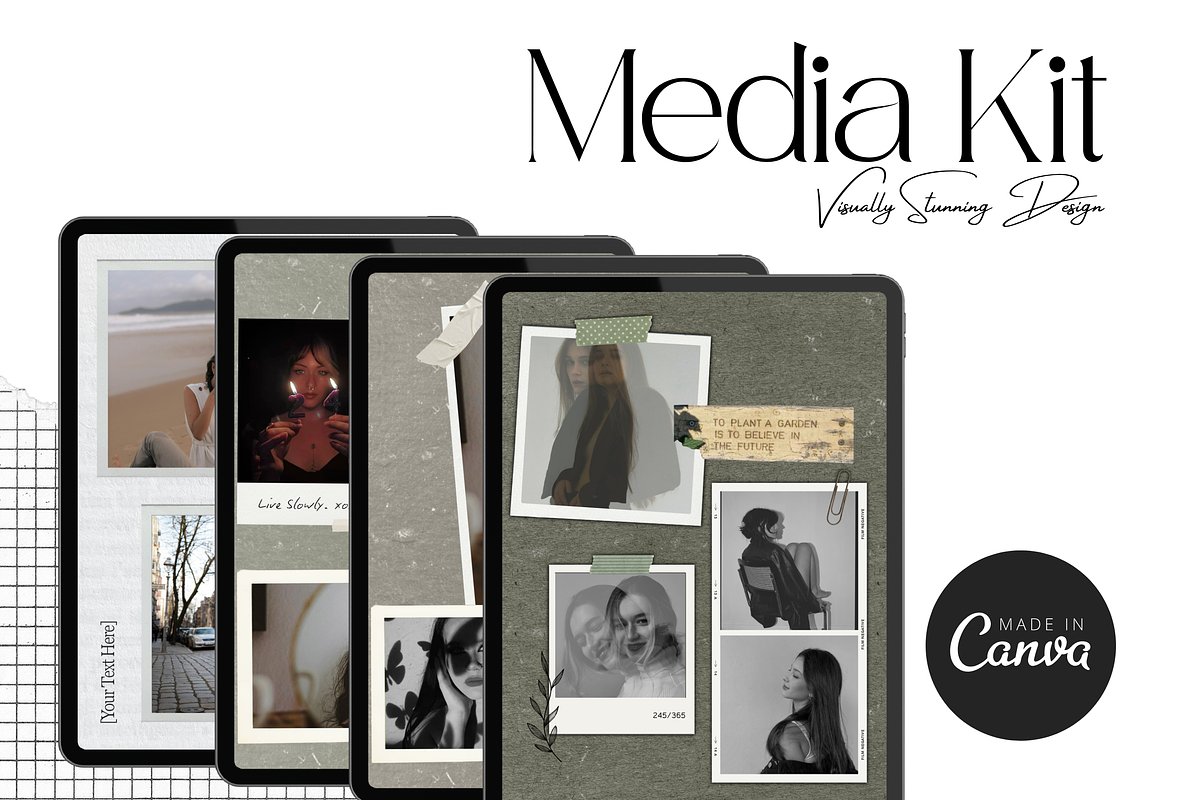 Canva Instagram Templates Vintage, a Social Media Template by Wicked Creative (Photo 9 of 20)