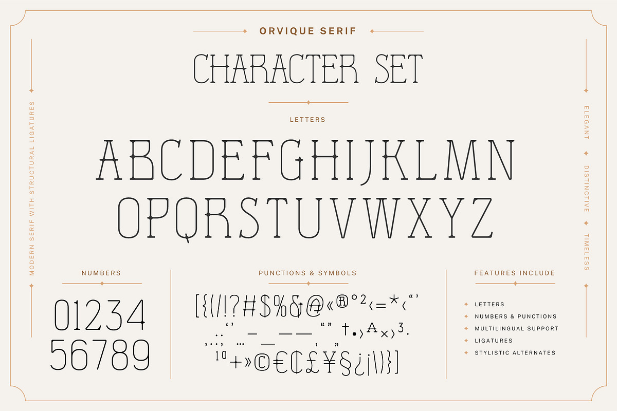 Orvique Serif – Elegant Luxury Font, a Serif Font by Hakara Type (Photo 5 of 10)