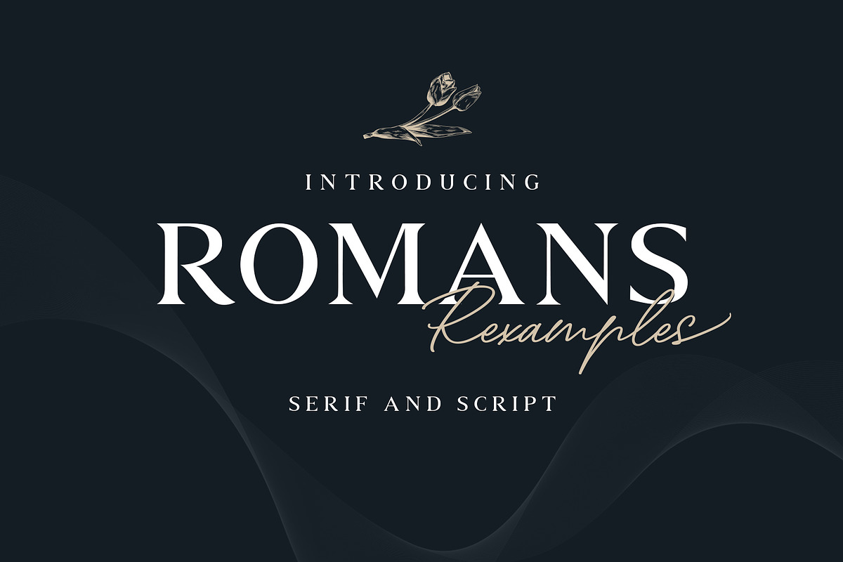 ROMANS Rexamples Font Duo preview 2