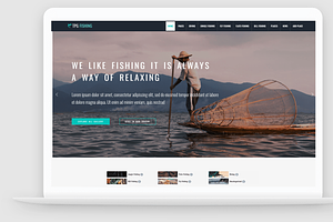 TPG Fishing Sports WordPress Theme