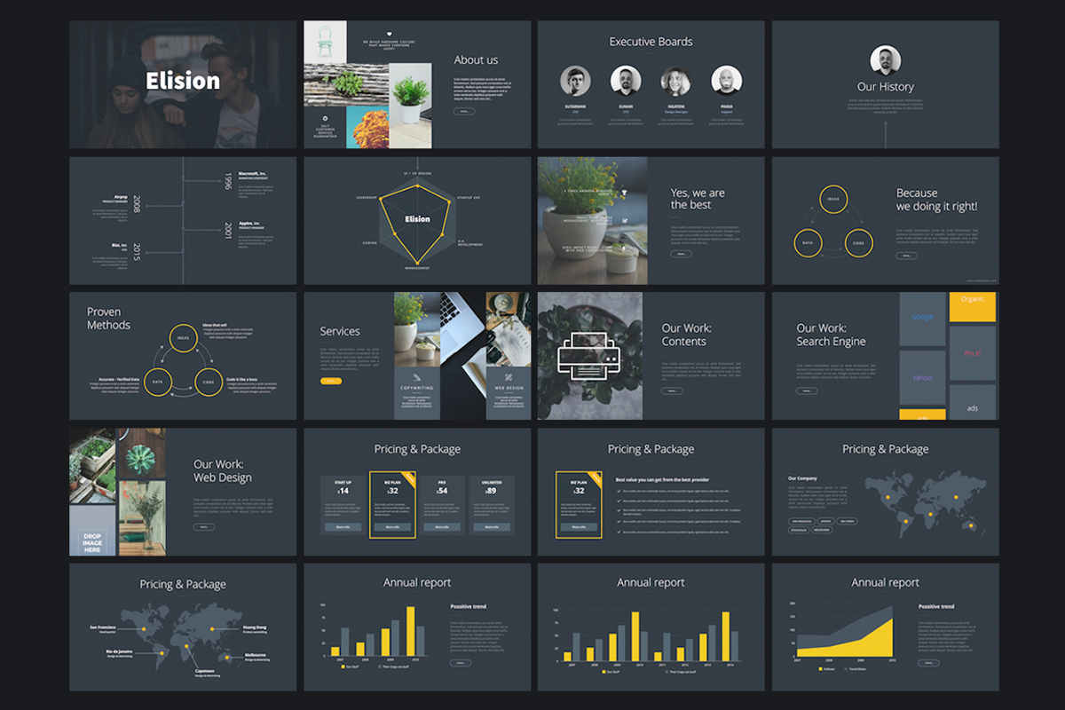 ELISION - Keynote Template, a Presentation Template by Slidehack (Photo 2 of 4)
