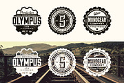 Vintage Gear Badges, a Branding & Logo Template by Yusof Mining (Thumbnail 2 of 5)