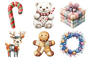 Quilted Christmas Clipart, an Illustration by Daily.Designs (Thumbnail 4 of 5)
