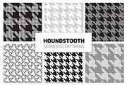 Houndstooth. Seamless Patterns Set, a Pattern Graphic by Curly_Pat (Thumbnail 1 of 5)