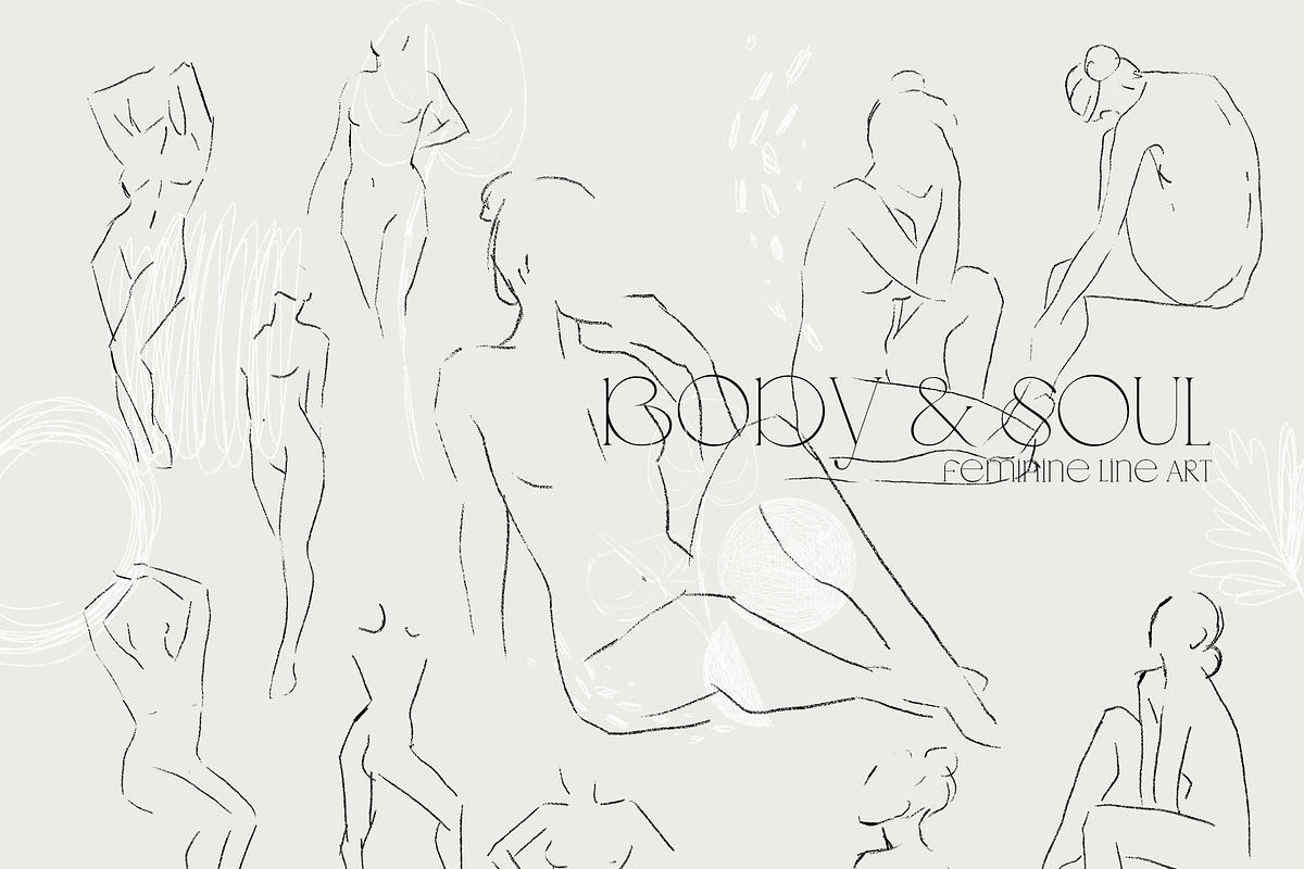 Meadow florals & abstract line art, an Illustration by January Bloom (Photo 6 of 11)