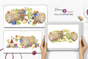 Craft WINE. Watercolor set, an Illustration by Tata Pilip (Thumbnail 16 of 16)